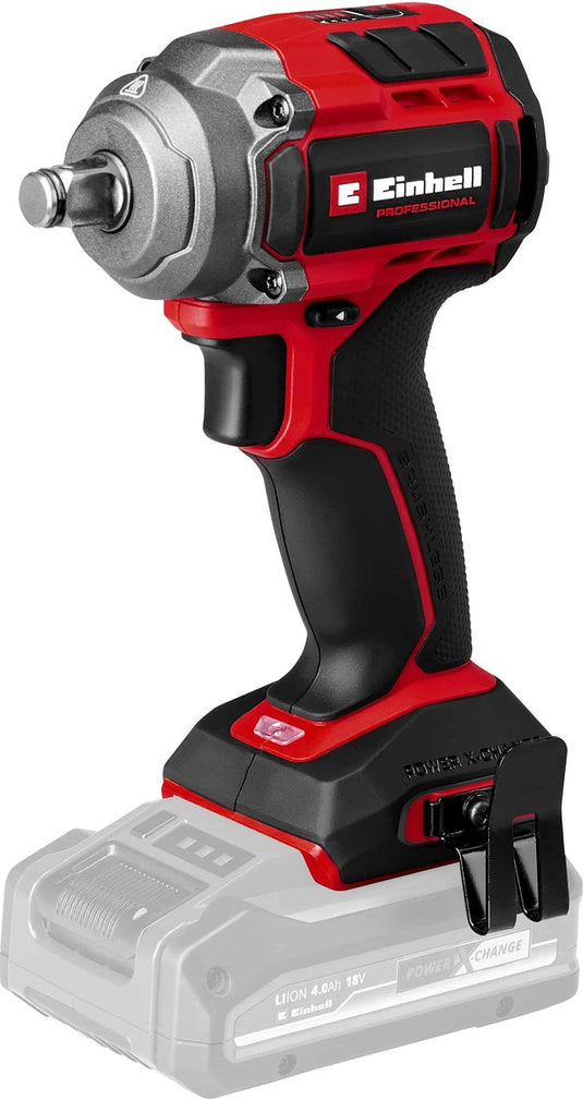 Einhell professional accu slagschroefmachine tp-cw 18 350-c li bl solo - power x-change - 18 v li-ion - extra compact design - 0-2400 t min - max. koppel 350 nm - excl. accu en lader