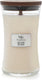 Woodwick hourglass large geurkaars - white honey - 130 branduren