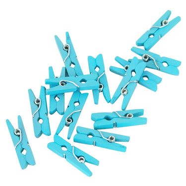 Globos miniknijpers pakje a 24 stuks blauw