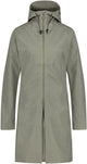 Agu seq - regenjas dames - 2 in 1 poncho - waterdicht en ademend - groen - ventilatie op rug - met handlussen - xl