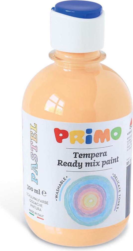 Primo plakkaatverf pastel abrikoos 300ml - ideaal voor creatieve projecten