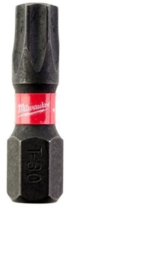 Milwaukee shockwave impact duty™ schroefbits shockwave tx30 x 25 mm - 2 stuks - 4932430885