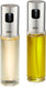 Gefu neva olie- en azijnsprayers – set van 2 – 2x 100 ml – glas rvs – lekvrij – vaatwasserbestendig