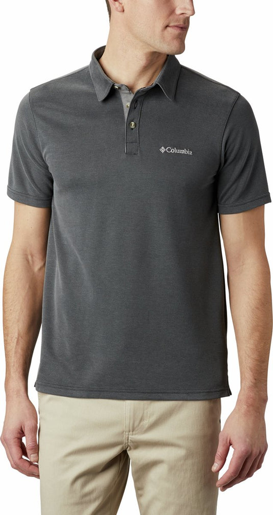Columbia nelson point™ polo - polo shirt - heren polo - zwart - maat s