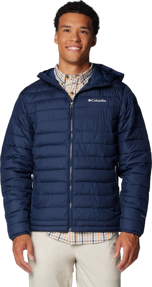 Columbia powder lite™ ii hooded jacket men's outdoorjas - collegiate navy - maat m