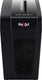 Rexel secure x10-sl stille papierversnipperaar - p4 micro snippers - tot 6 vel - 10l - zwart