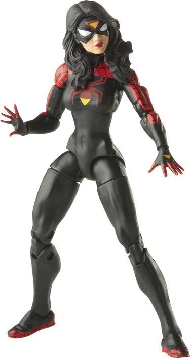 Hasbro spiderman actiefiguur jessica drew marvel legends retro collection spider-woman 15 cm multicolours