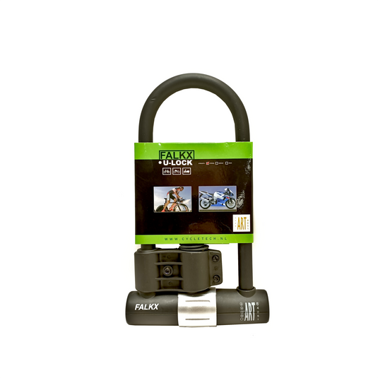 Falkx leonid beugelslot, zwart grijs, art****