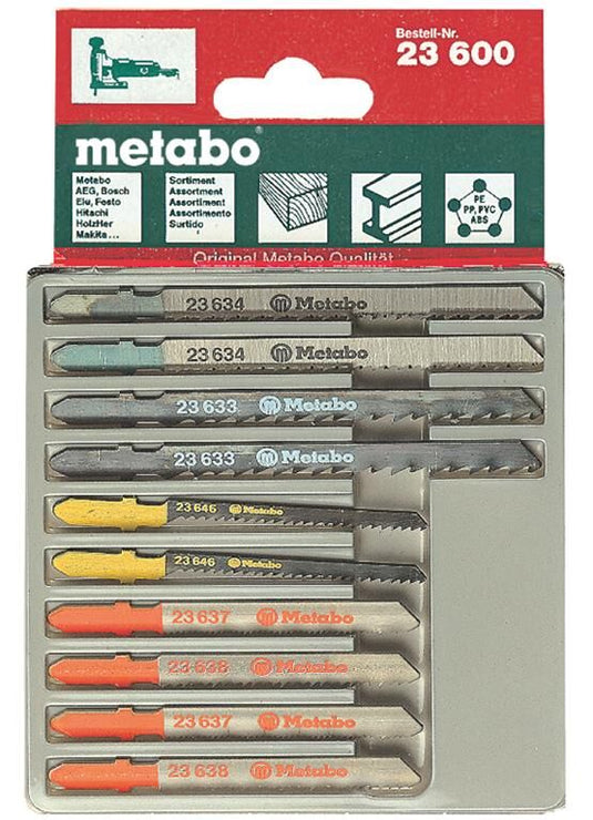 Metabo decoupeerzaagbladen set set stitch saw blades 10-piece