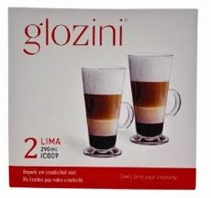 Glozini latte macchiato glazenset 290ml