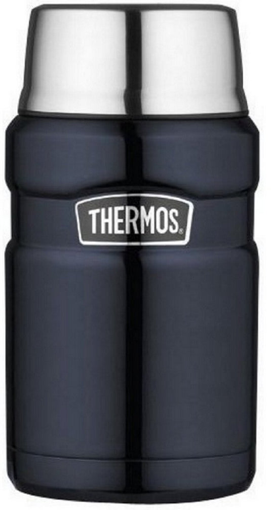 Thermos voedseldrager king zwart mat 710 ml