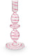 Pip studio - kandelaar - woonaccessoires - roze kaarsenhouder - glas swirl - 20cm