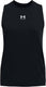 Under armour ua rival muscle tank-blk dames sportshirt - zwart - wit