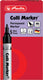 Herlitz permanent marker - zwart - 5 stuks