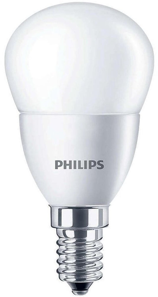 Philips led philips - corepro led lustre e14 kogel mat 5w 470lm - 827 zeer warm wit | vervangt 40w