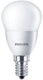 Philips led philips - corepro led lustre e14 kogel mat 5w 470lm - 827 zeer warm wit | vervangt 40w