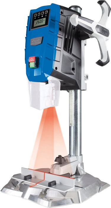 Scheppach kolomboormachine dp55 - 710w - max. boordiepte 70mm - tafelboormachine met laser display