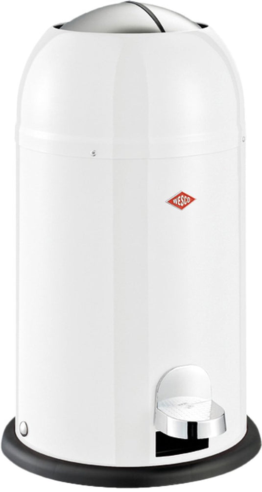 Wesco kickmaster junior prullenbak | pedaalemmer | 12 liter | metaal - mat zand | afvalemmer