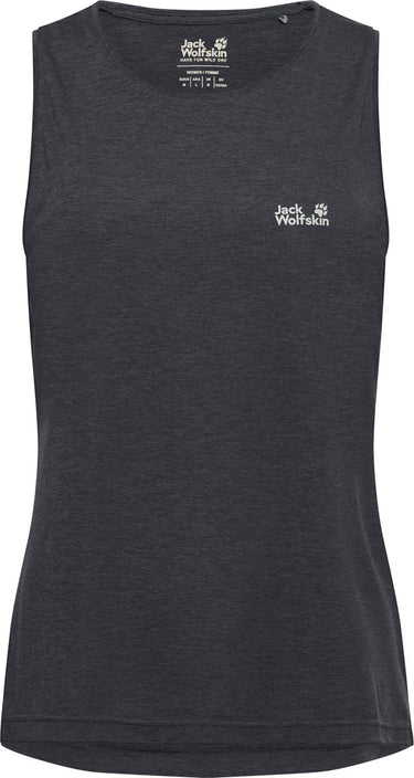 Jack wolfskin wildtrail tank top w dames outdoorshirt-phantom
