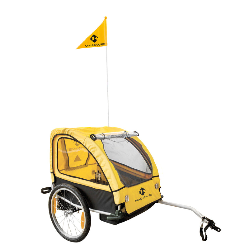 Load image into Gallery viewer, M-wave stalwart kid 2 children luggage bicycle trailer
