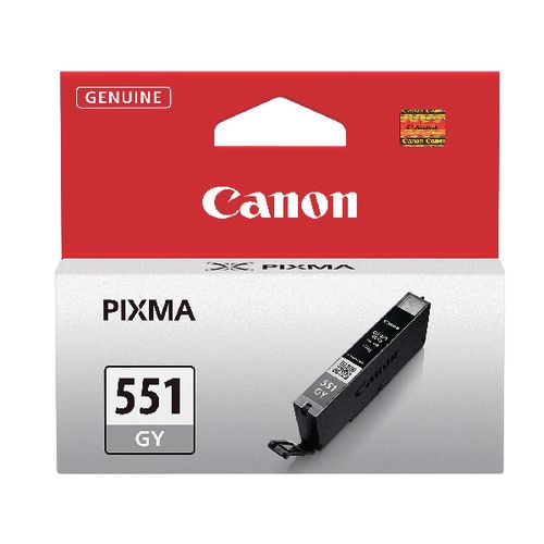 Inktcartridge canon cli-551gy grijs