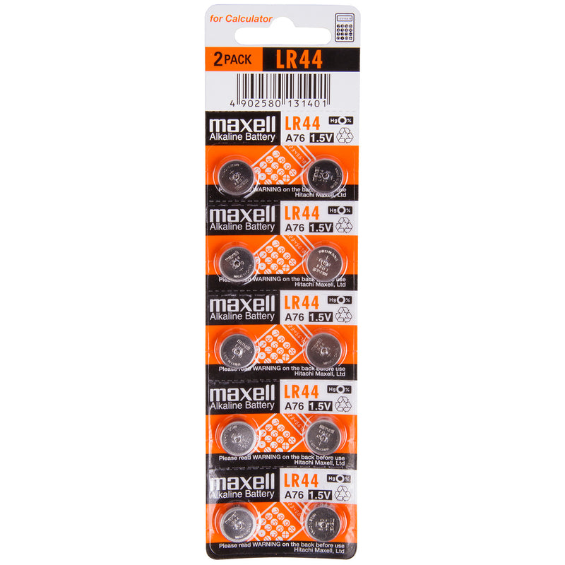 Load image into Gallery viewer, Maxell lr44 ag13 a76 l1154f battery
