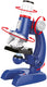 Science -microscoop 1200× op batterijen