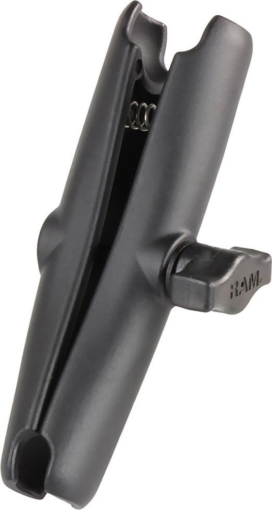 Ram mounts double socket enkelvoudige zwenkarm zwart