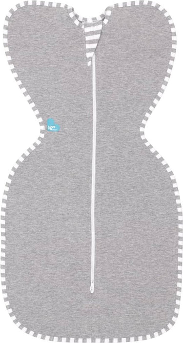 Love to dream ™ babyslaapzak swaddle up™ - inbakeren - baby 0-3 maanden - 3.5-6 kg - all season - grijs