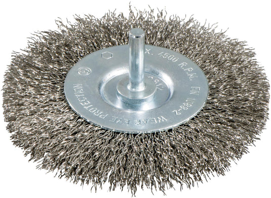 Metabo ronde staaldraadborstel round brush with 6mm shaf d=75mm steel