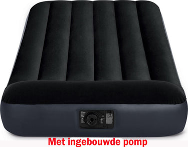 Intex twin pillow rest classic luchtbed met ingebouwde pomp (220-240v) 99x191x25cm
