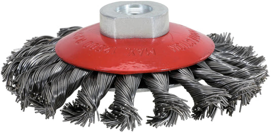 Ks tools stahldrahtrundbürste round brush with hole ks-tools m14x2, d=100mm