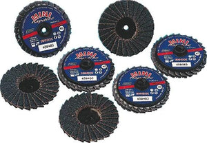 Norton lamellenschijf mini flap x-treme r828 lamelles. tr.50mm p60