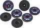 Norton lamellenschijf mini flap x-treme r828 lamellar grinding.50mm p8
