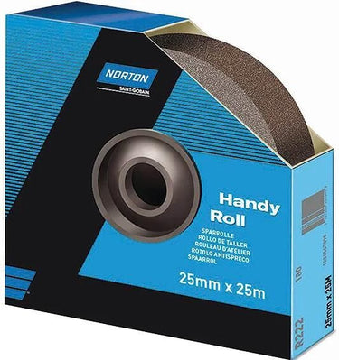 Norton schuurpapier r222 sparrolle sandpaper rollers p80 38mmx25m
