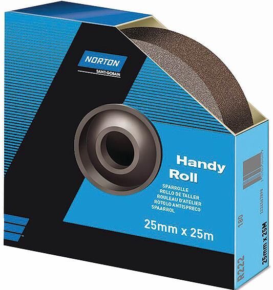Norton schuurstrook r222 sparrolle wheels of sandpaper p120 38mmx25m