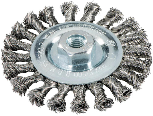Metabo accessoires metabo stahldrahtrundbürste round brush with hole metabo m14, d=115mm