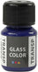 Creativ company creotime glas- porseleinverf glass color 30 ml blauw