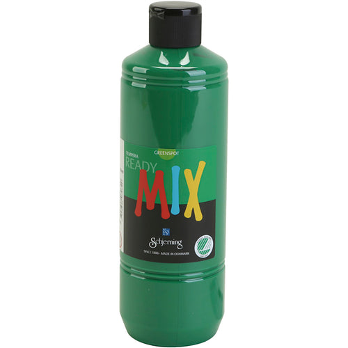 Schjerning greenspot plakaatverf, matt, groen, 500 ml 1 fles