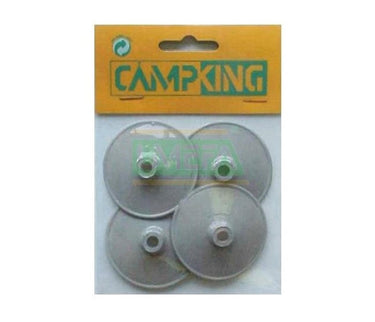 Campking 4x regenkapjes 50mm