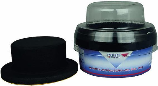 Profi color controlepoeder control black powder 100gr. incl. pads