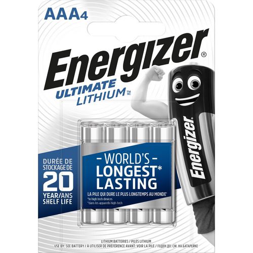 Energizer ultimate lithium fr03 aaa blister 4 stuks