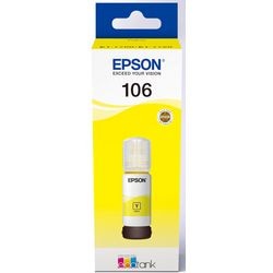 Inktfles epson 106 c13t00r440 geel