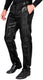 Widmann shiney pailletten broek zwart man