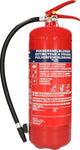 Alecto bp-6 brandblusser - poederblusser 6 kilogram - brandklasse abc - inclusief ophangbeugel