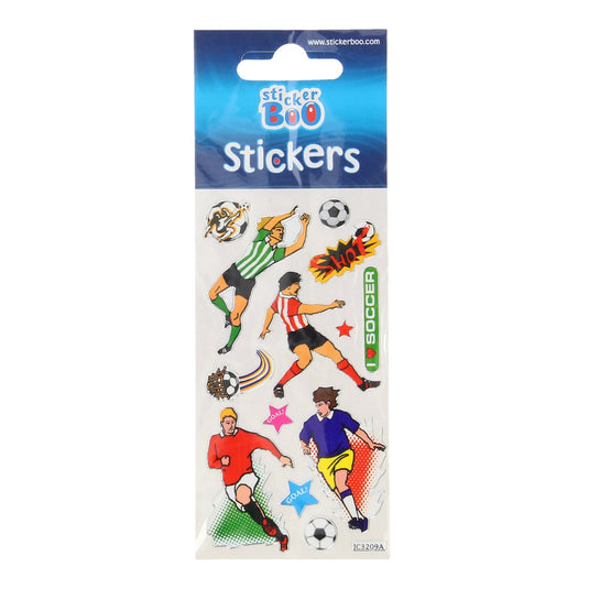 Stickervel voetbal