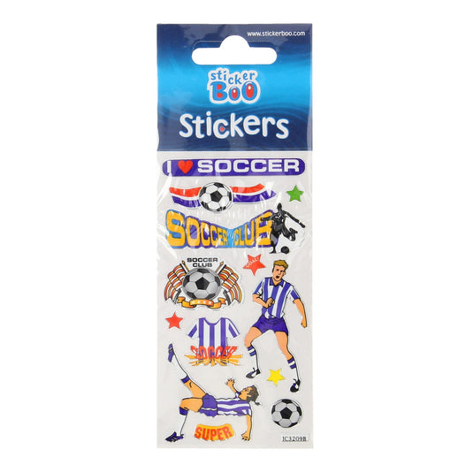 Stickervel voetbal