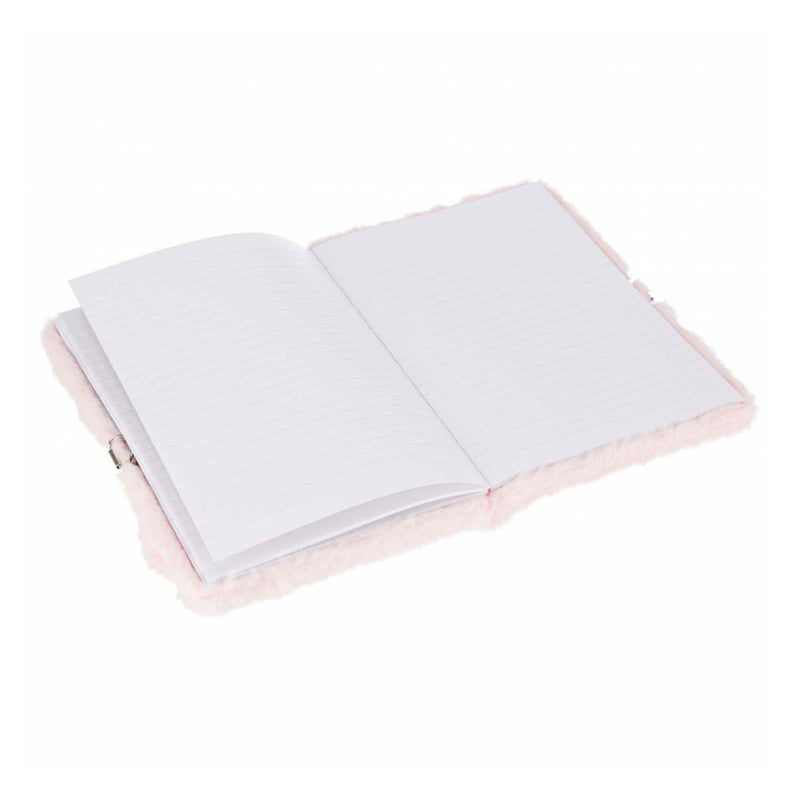 Load image into Gallery viewer, Imp pluche dagboek konijn hartje met slot, a5
