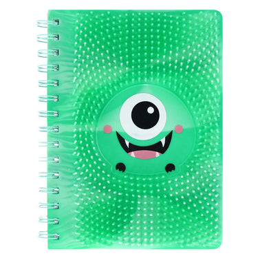 Siliconen notitieboek met stekeltjes en monstertje, a5