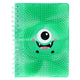Siliconen notitieboek met stekeltjes en monstertje, a5